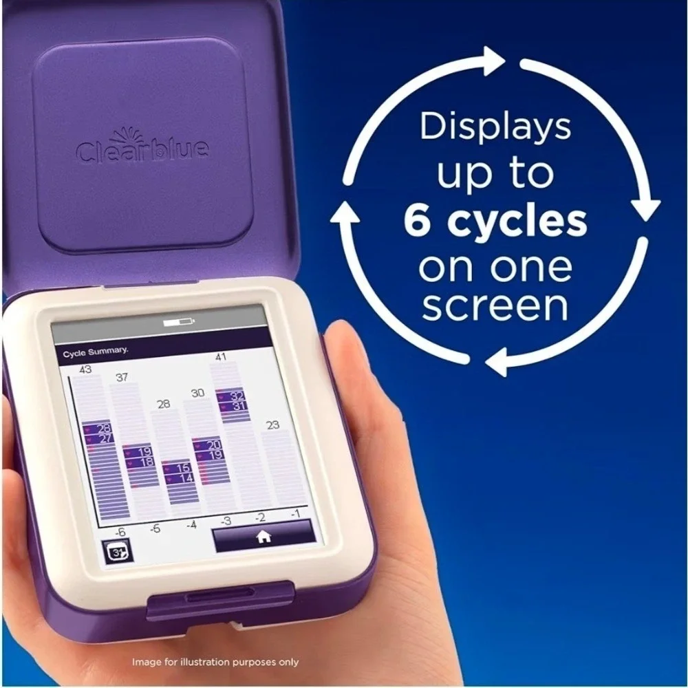 Clearblue Fertility Monitor with Touch Screen 99% Accurate LH Surge Detection